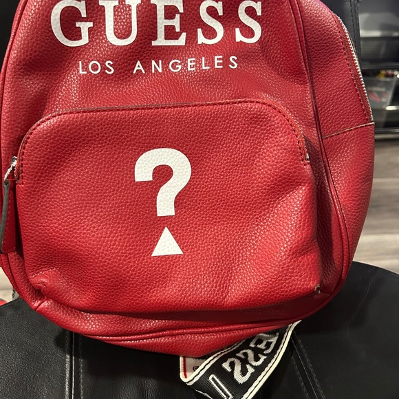 GUESS Bold Red Backpack - Picture 2 of 16